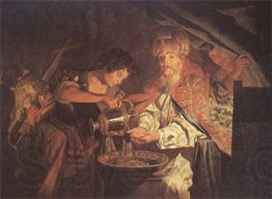 Matthias Stomer Pilate Washing His Hands (mk05) France oil painting art